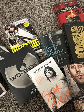 Autobiographies - wutang, Steven Tyler, Anthony kiedis, jay z, Travis barker